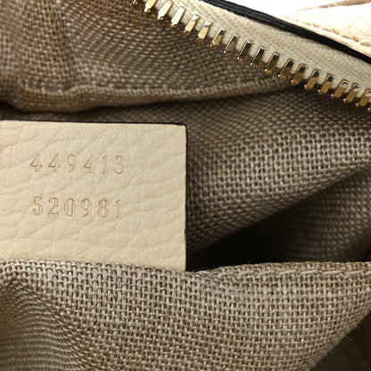 Gucci Monogram Dollar Calfskin Mini Bree Messenger Bag Beige Ebony Avoire 7 of 12