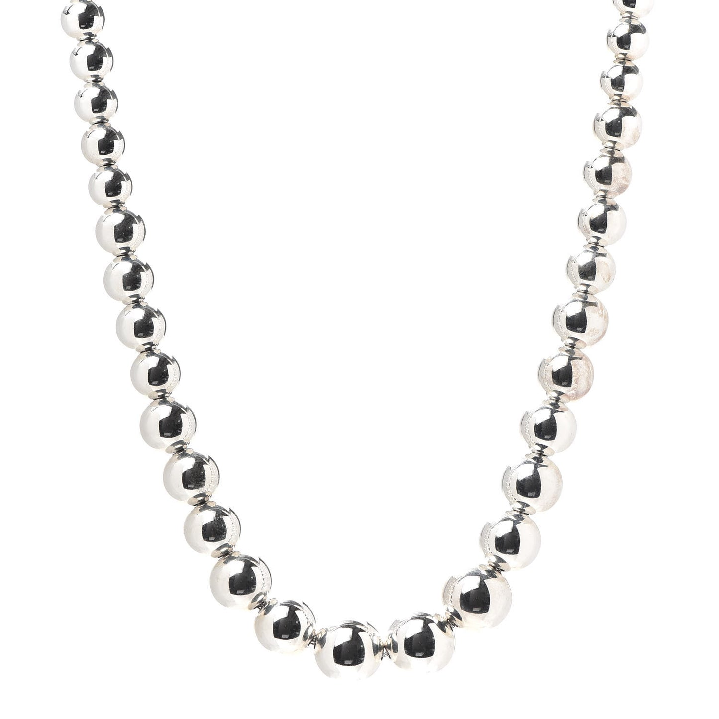 Sterling Silver HardWear Graduated Ball Necklace