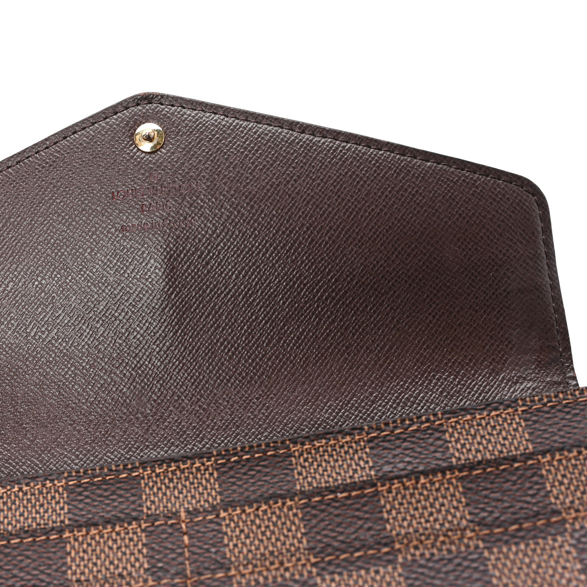 Louis Vuitton Damier Ebene Sarah Wallet NM 6 of 8