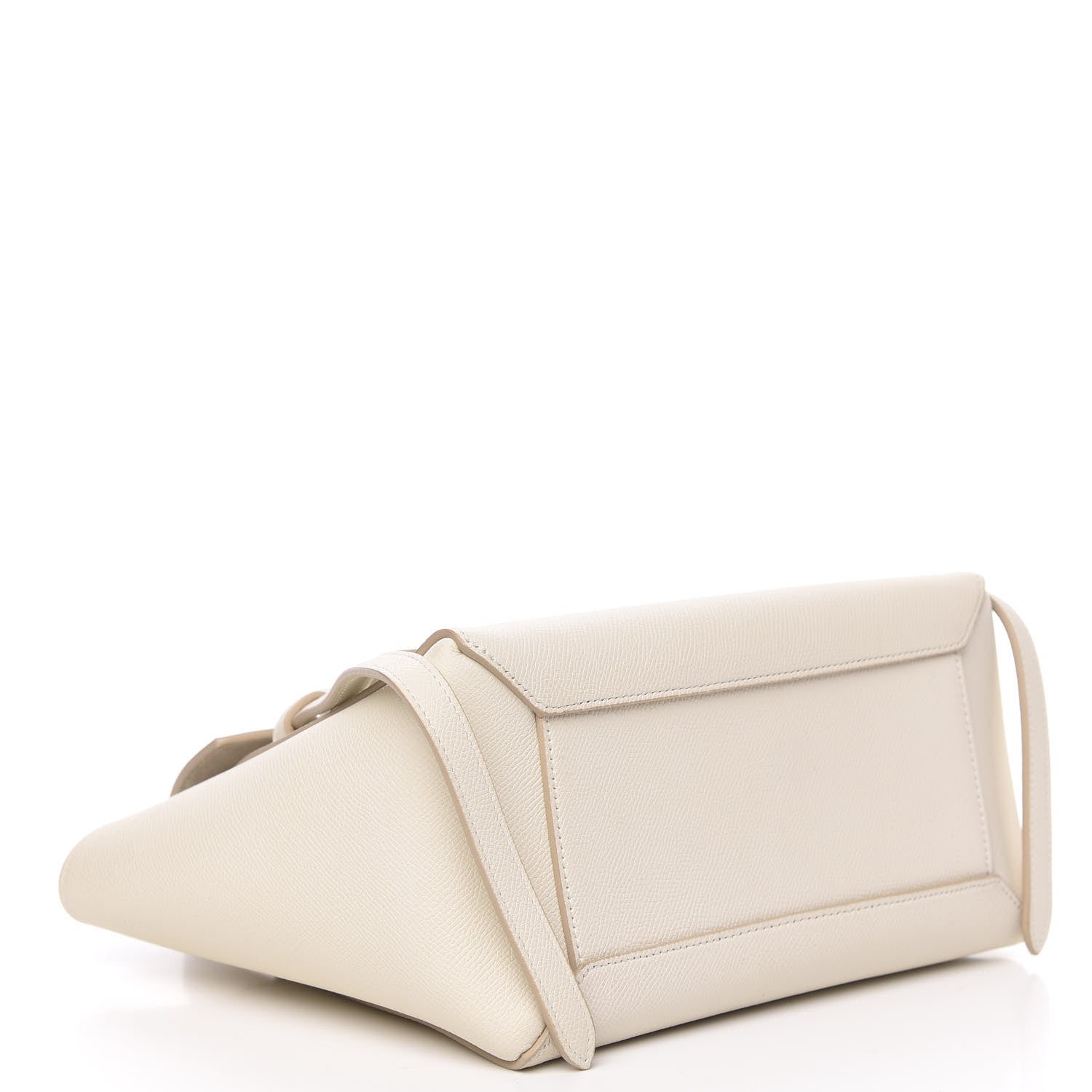 Celine Grained Calfskin Micro Belt Bag White 4 of 13