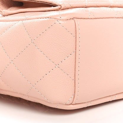 Chanel Caviar Quilted CC Mini Classic Backpack Light Pink 9 of 11
