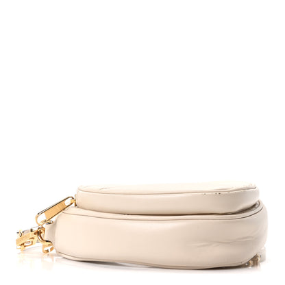 Gucci Calfskin Matelasse Diagonal Mini Interlocking G Heart Shoulder Bag Mystic White 4 of 10