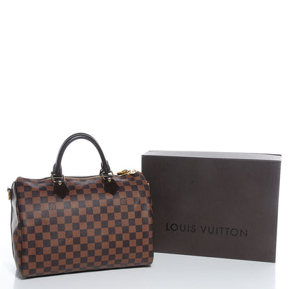 Louis Vuitton Damier Ebene Speedy Bandouliere 30 5 of 9