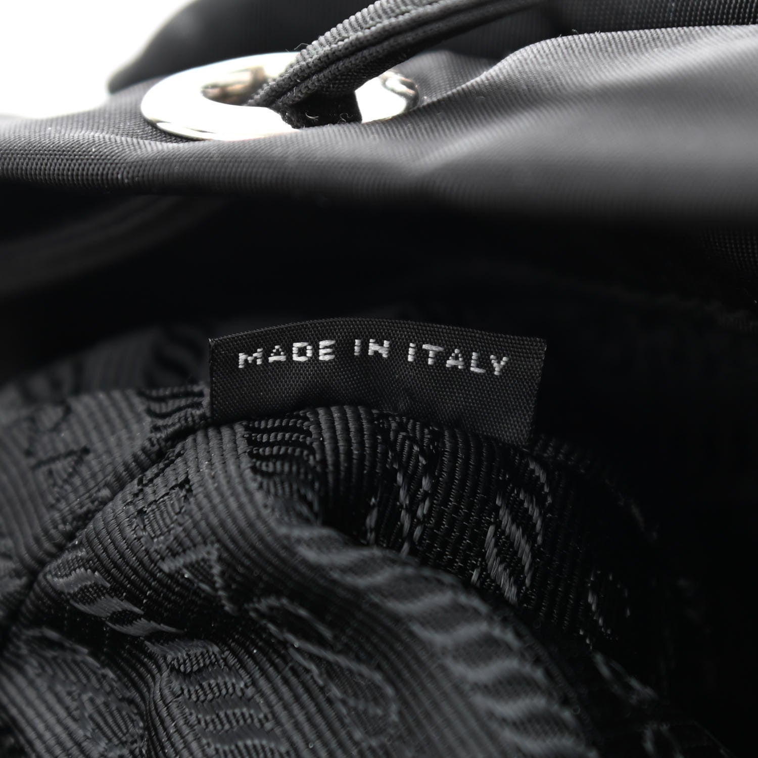 Prada Nylon Vela Medium Backpack Black 7 of 11