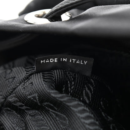Prada Nylon Vela Medium Backpack Black 7 of 11