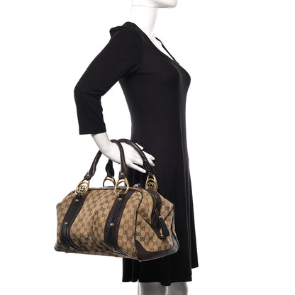 Gucci Monogram Medium Interlocking Icon Tote Dark Brown 2 of 21