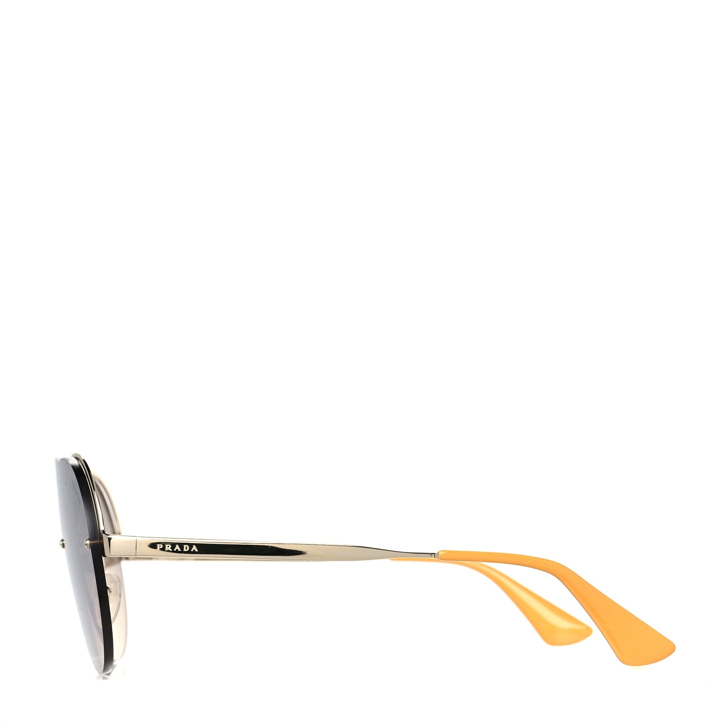 Metal Round Gradient Sunglasses SPR 65T Gold