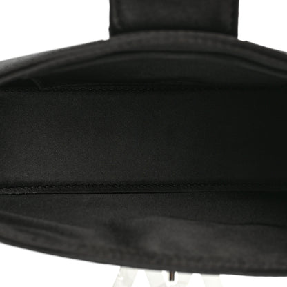 Alexander Wang Calfskin Satin Crystal Embellished Small Legacy Glitter Hobo Black 5 of 7