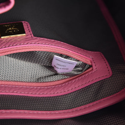 MCM Visetos Small Side Stud Stark Backpack Pink 9 of 15