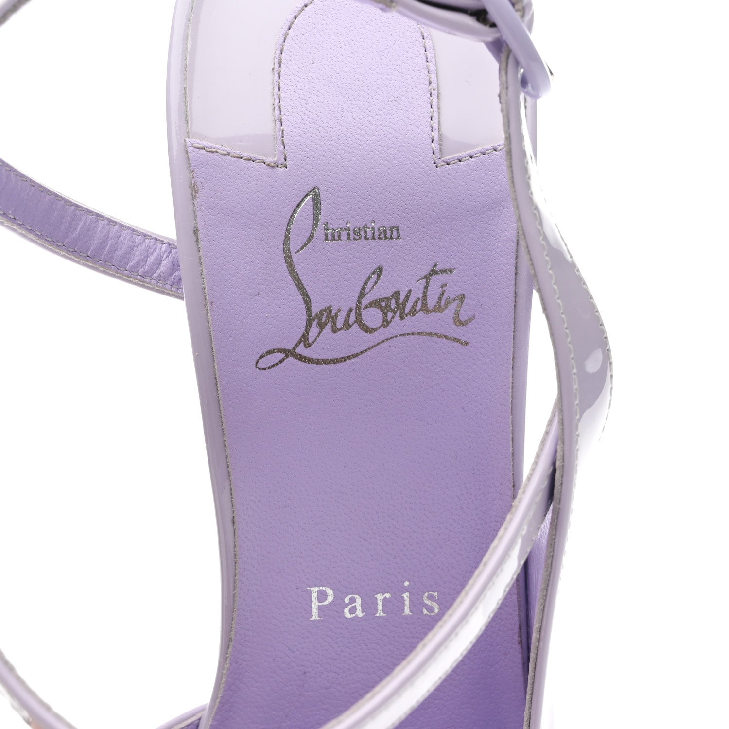 Christian Louboutin Patent So Jenlove 150 Pumps 41 Lilac Smoke 8 of 13