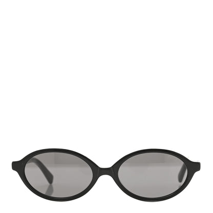 Miu Miu Acetate Oval Regard Sunglasses SMU04Z Black 2 of 8