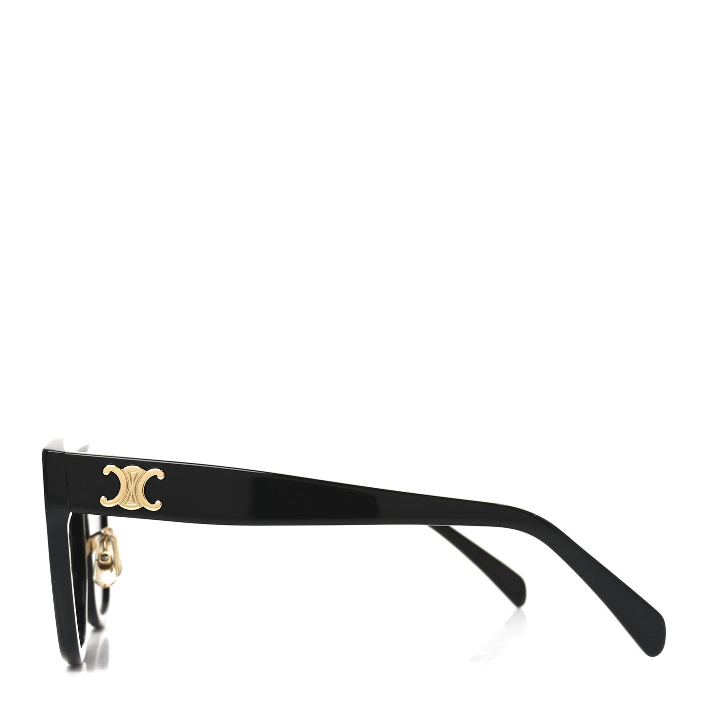 Acetate Triomphe Sunglasses CL40222F Black