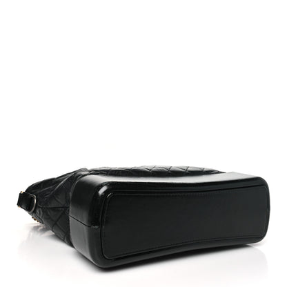 Chanel Aged Calfskin Quilted Maxi Gabrielle Hobo Black 4 of 11