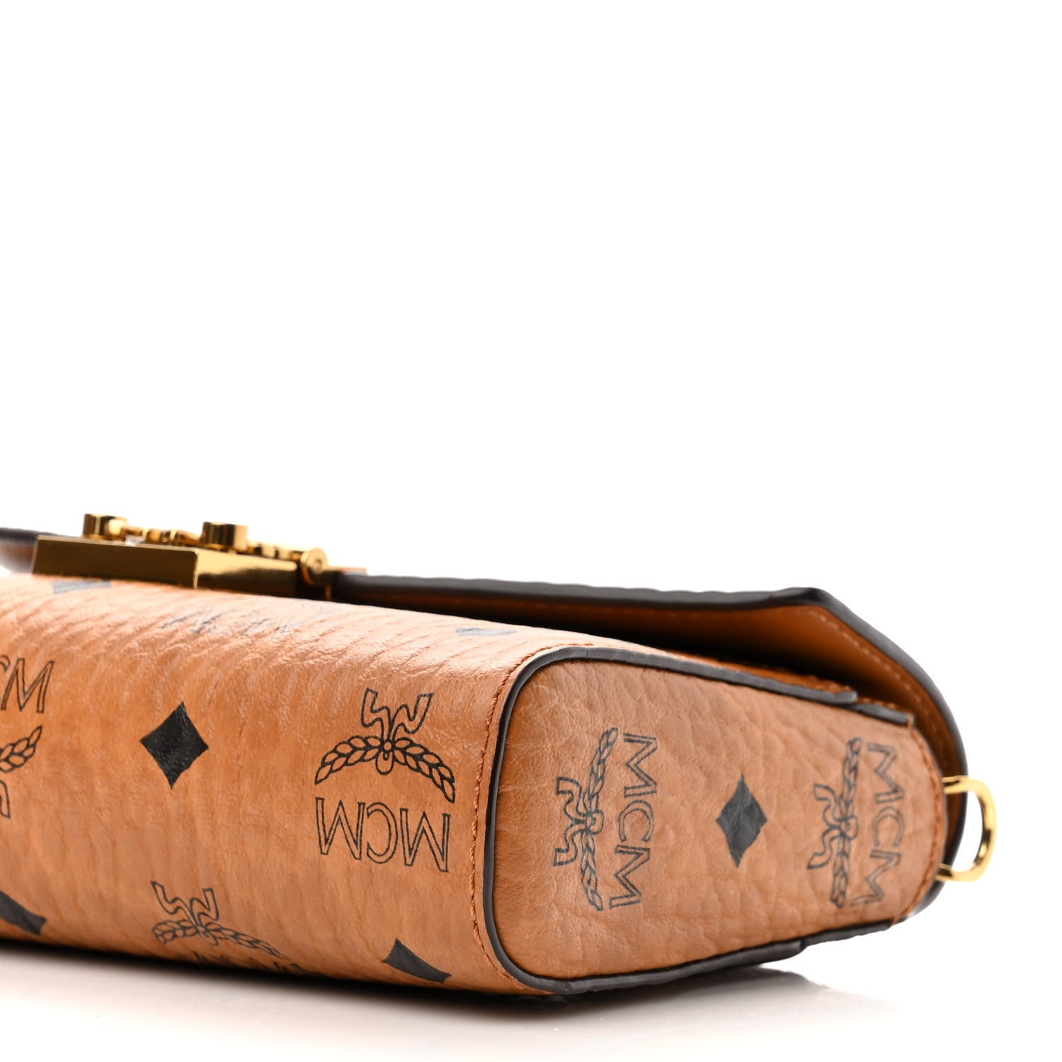 MCM Visetos Small Millie Belt Bag Cognac 9 of 9