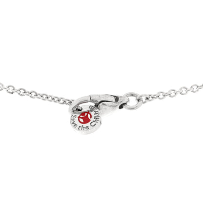 Bulgari Sterling Silver Save The Children Pendant Necklace 5 of 5