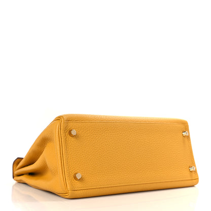 Hermes Togo Kelly Retourne 28 Jaune Ambre 4 of 9