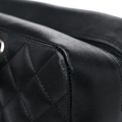 Chanel Calfskin Quilted Large Cambon Bowler Black White 15 of 15