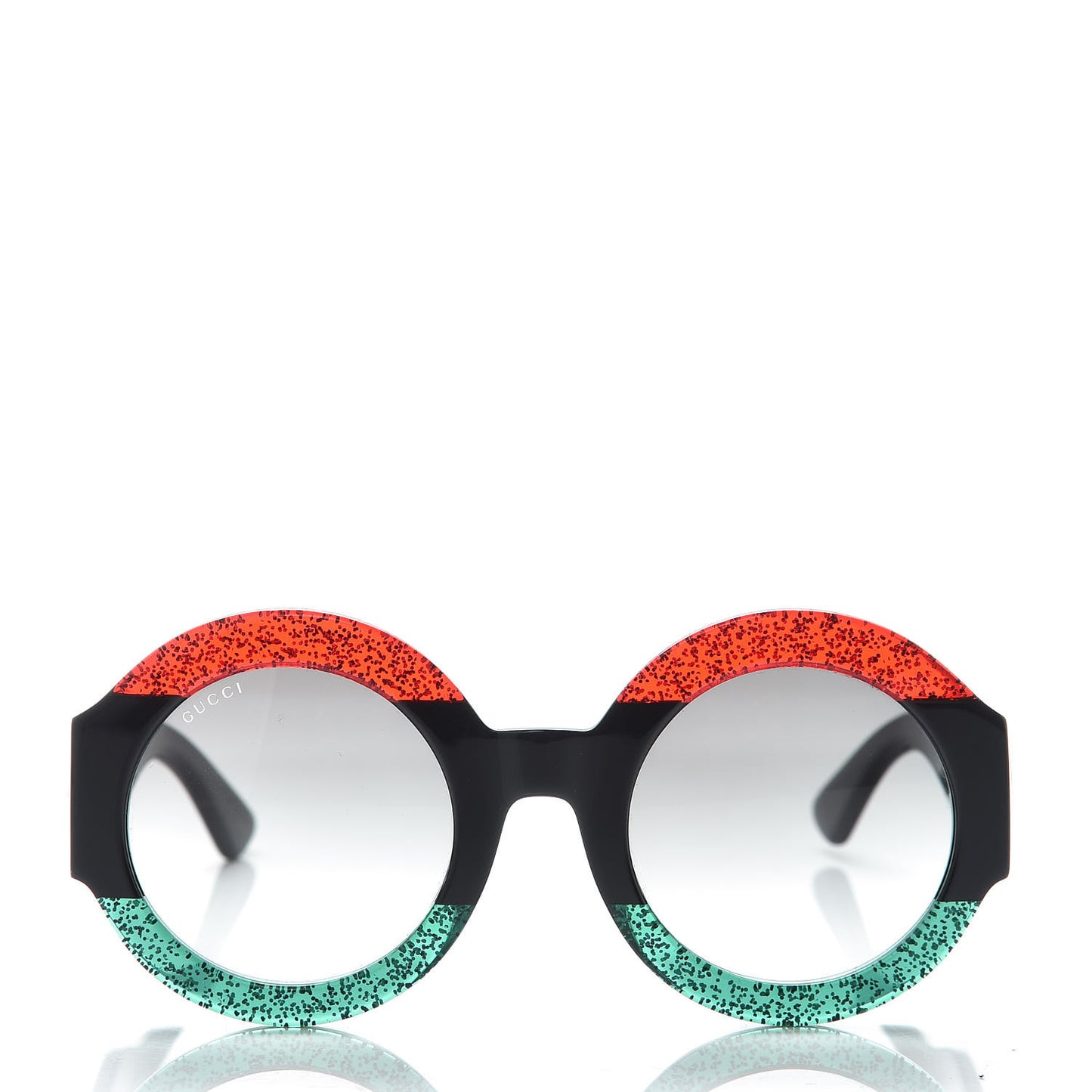 Acetate Round GG0084S Sunglasses Black Red Green