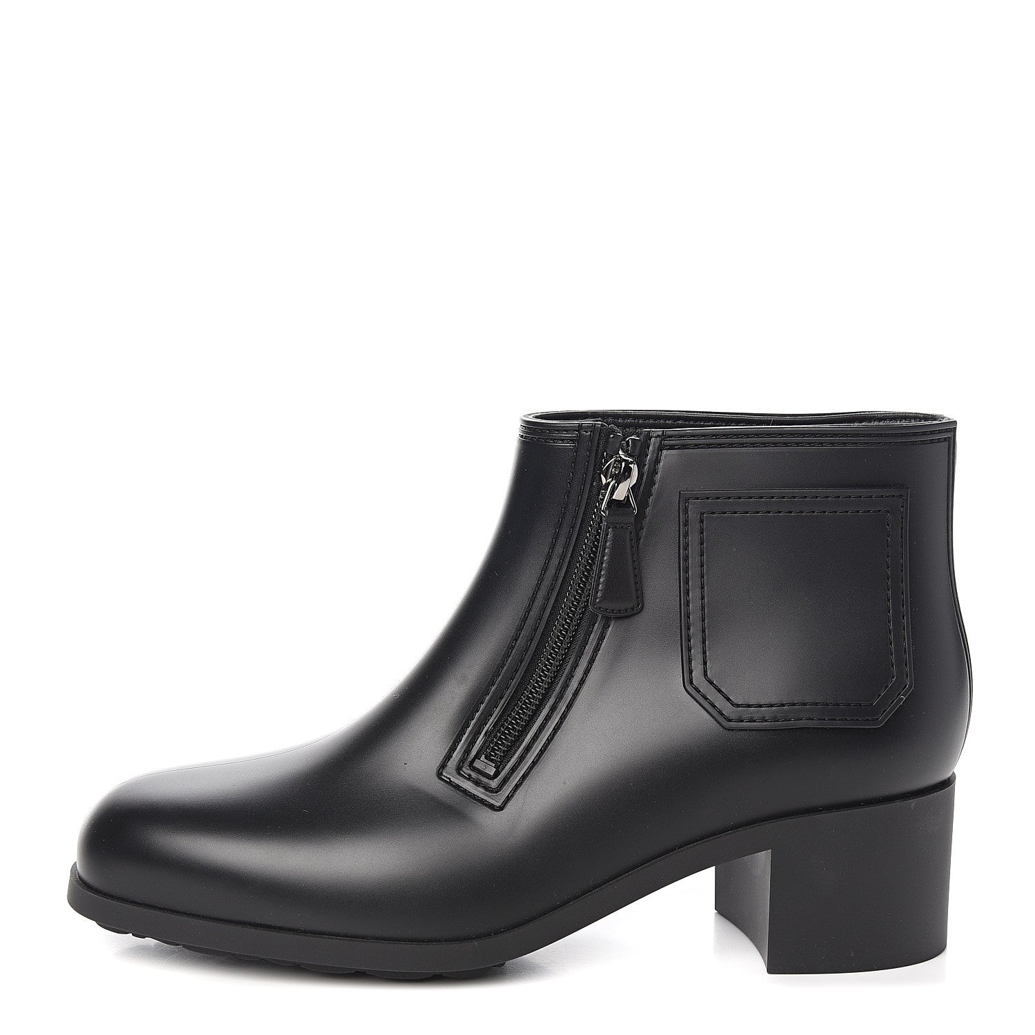 Chanel PVC CC Short Boots 38 Black 1 of 8