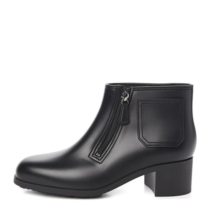 Chanel PVC CC Short Boots 38 Black 1 of 8