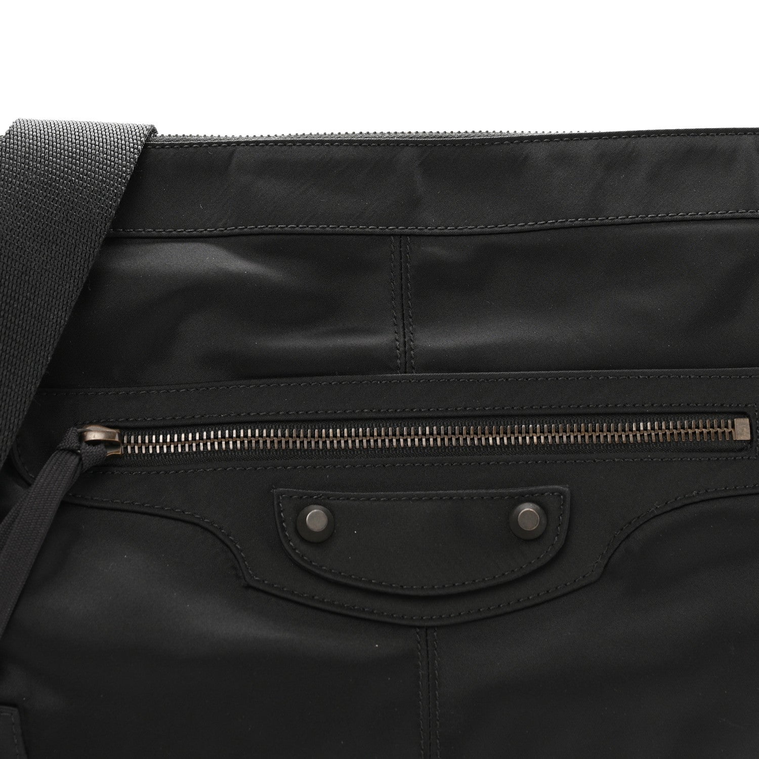 Balenciaga Nylon Medium Le City Moto Black 7 of 10