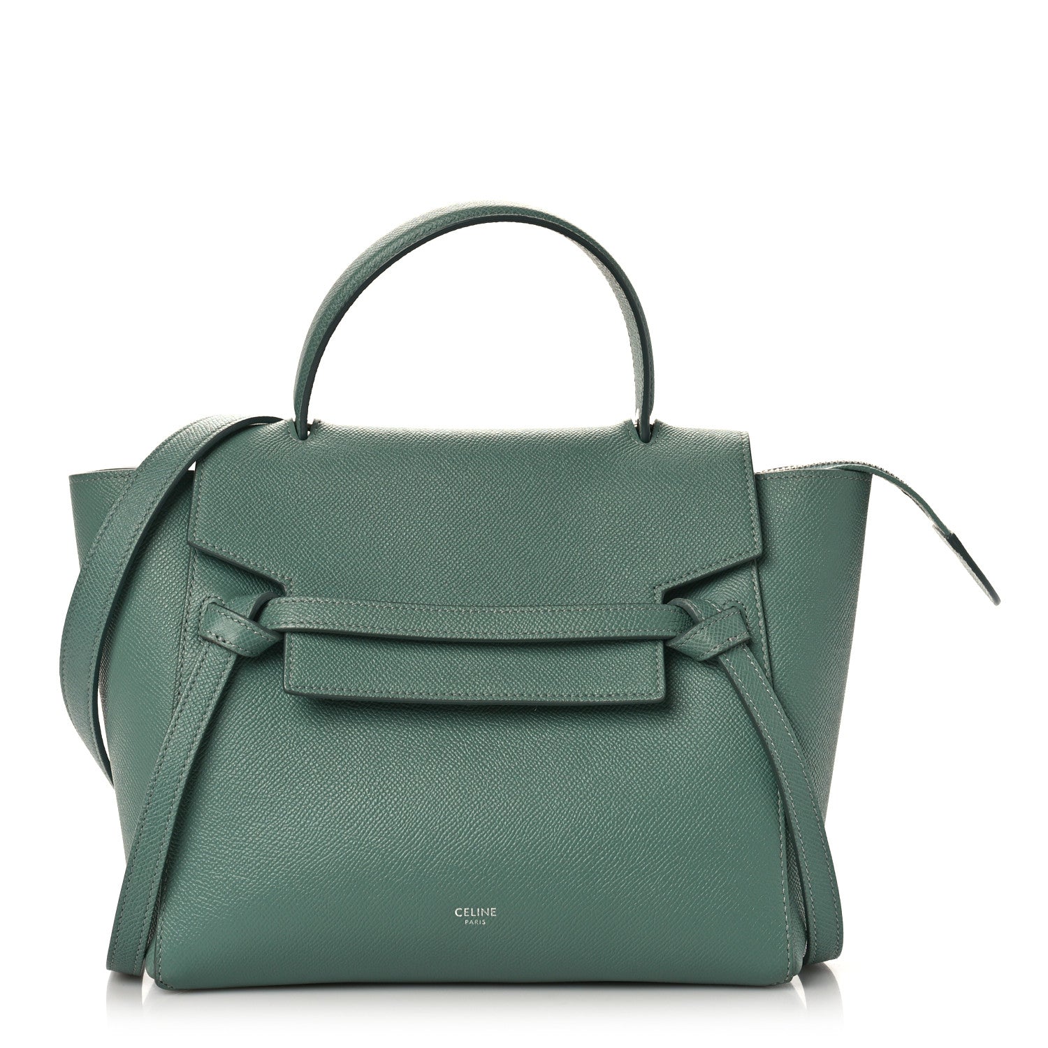 Celine Grained Calfskin Micro Belt Bag Celadon 1 of 8
