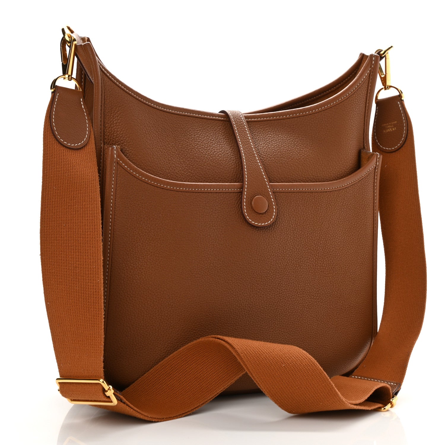 Hermes Taurillon Clemence Evelyne III PM Gold 3 of 9