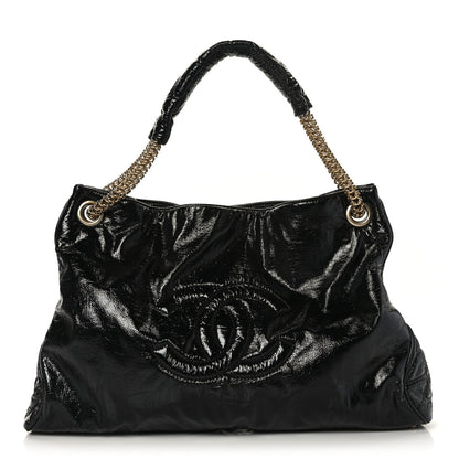 Chanel Vinyl Rodeo Tote Black 1 of 8