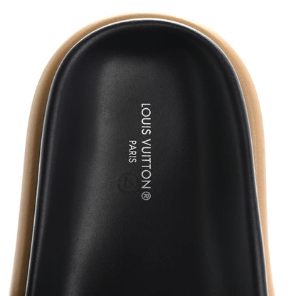 Louis Vuitton Nylon Monogram Womens Pool Pillow Comfort Mules 38 Navy Blue 7 of 9