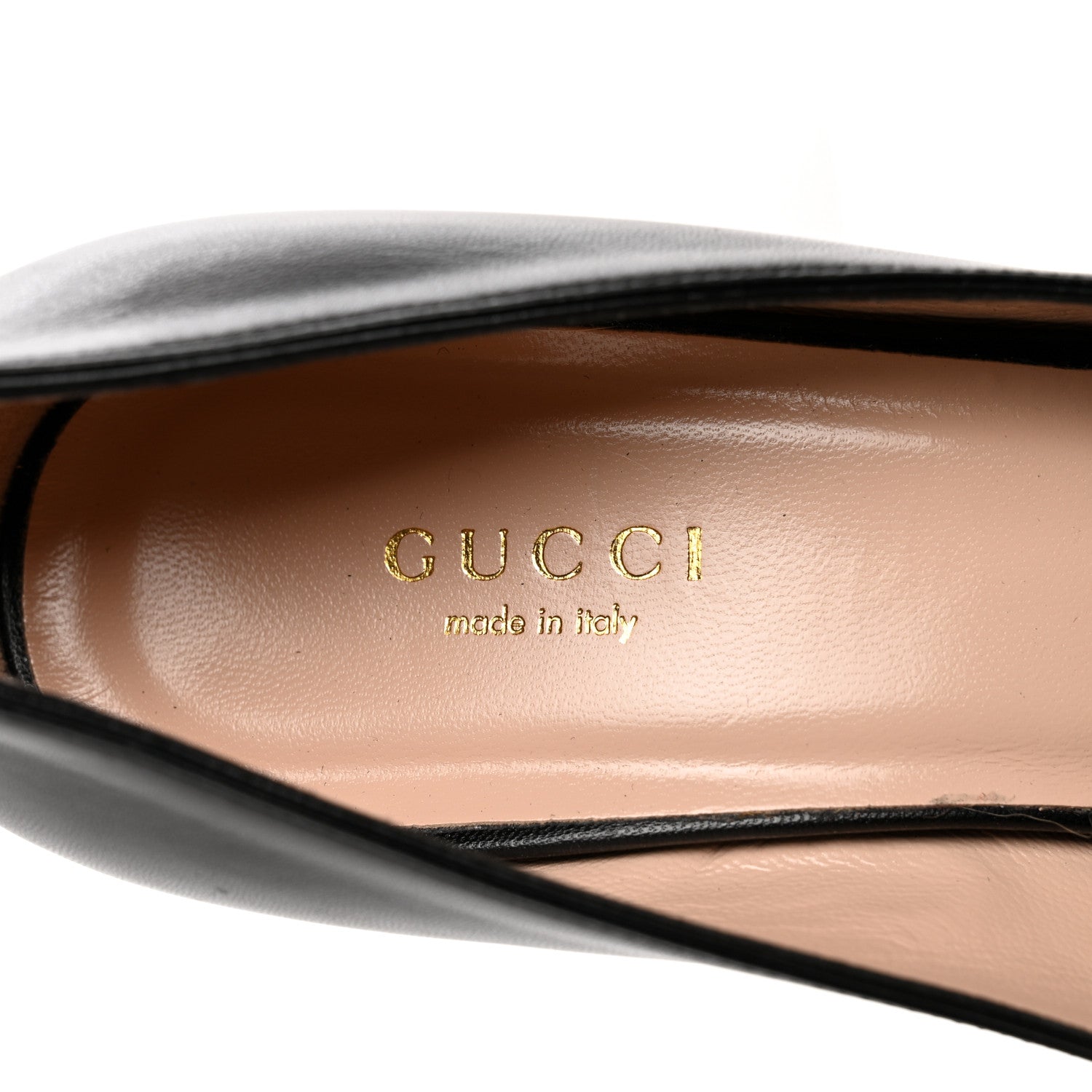 Gucci Malaga Kid GG Marmont Fringe Platform High Heel Loafer Pumps 38 Black 6 of 8