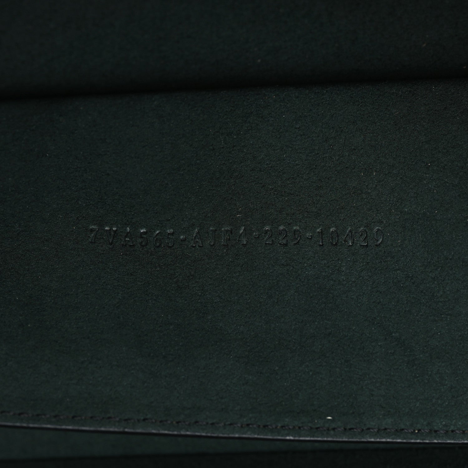Fendi Vitello King FF Lines Embossed Baguette Soft Trunk Black 6 of 6