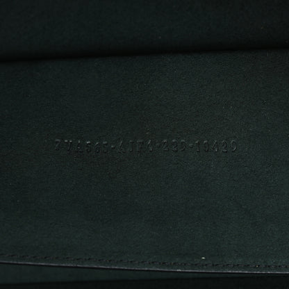 Fendi Vitello King FF Lines Embossed Baguette Soft Trunk Black 6 of 6