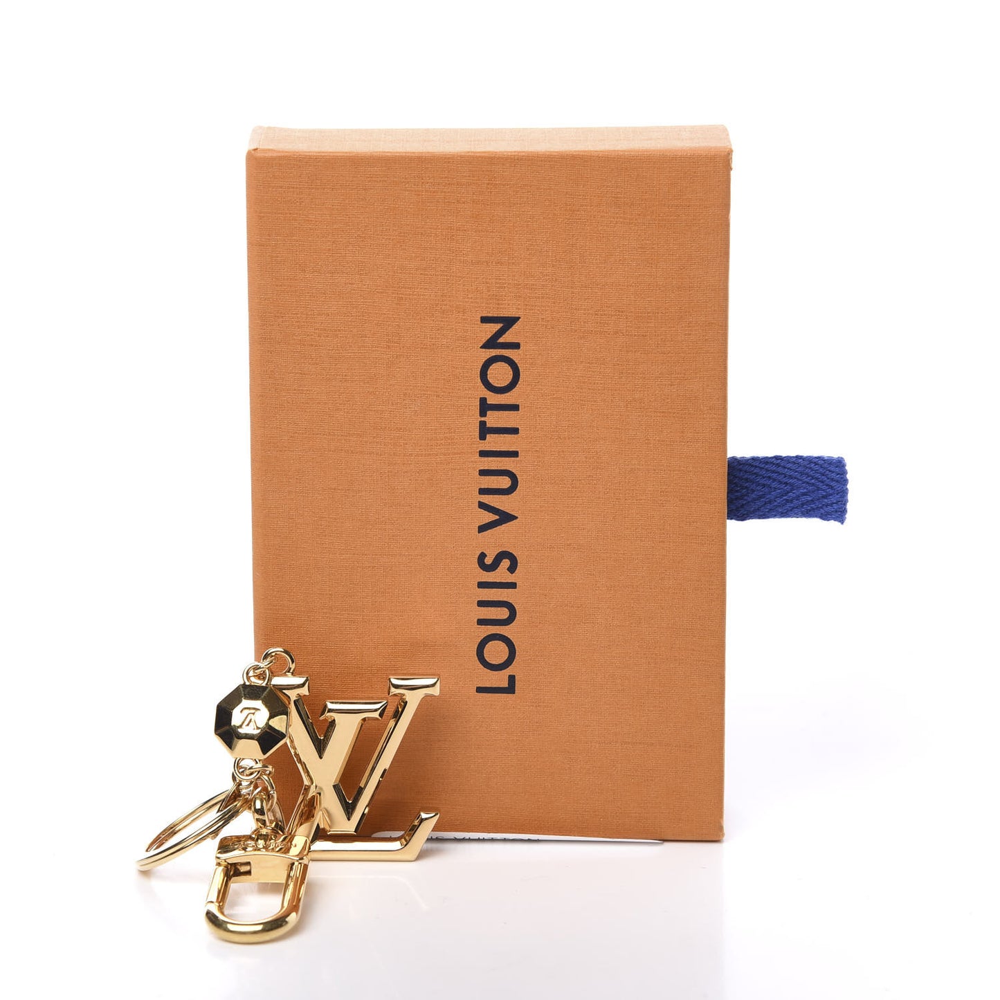 LV Facettes Bag Charm Key Holder Gold