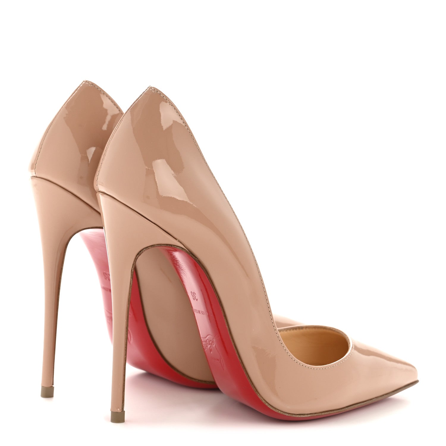 Christian Louboutin Patent So Kate 120 Pumps 36 Nude 5 of 11