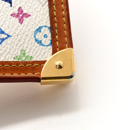 Louis Vuitton Monogram Multicolor Small Ring Agenda Cover White 10 of 11