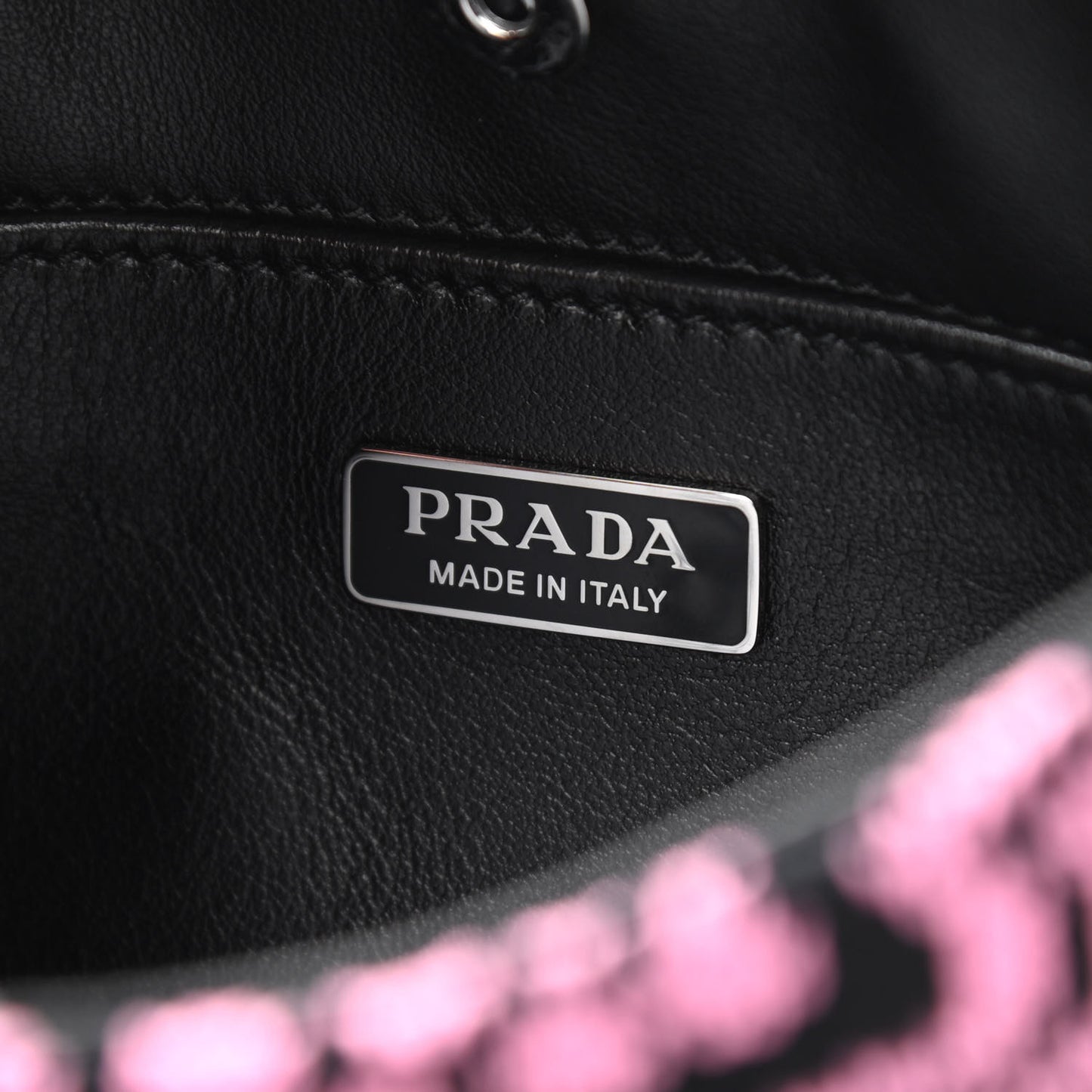 Maglia Jacquard Cleo Shoulder Bag Black Rosa