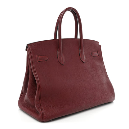 Hermes Fjord Birkin 35 Rouge H 2 of 16