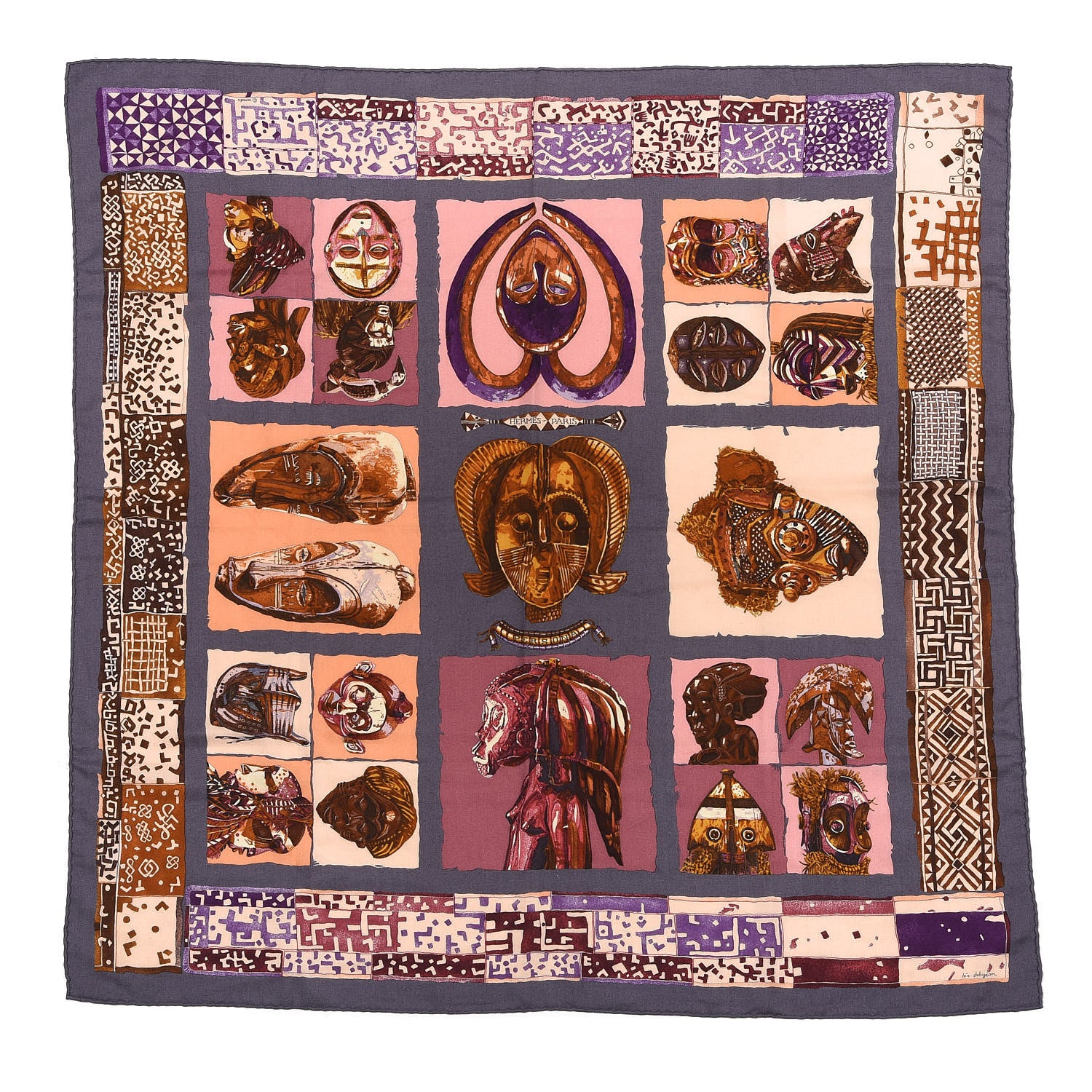 Hermes Silk Persona Scarf 90 1 of 5