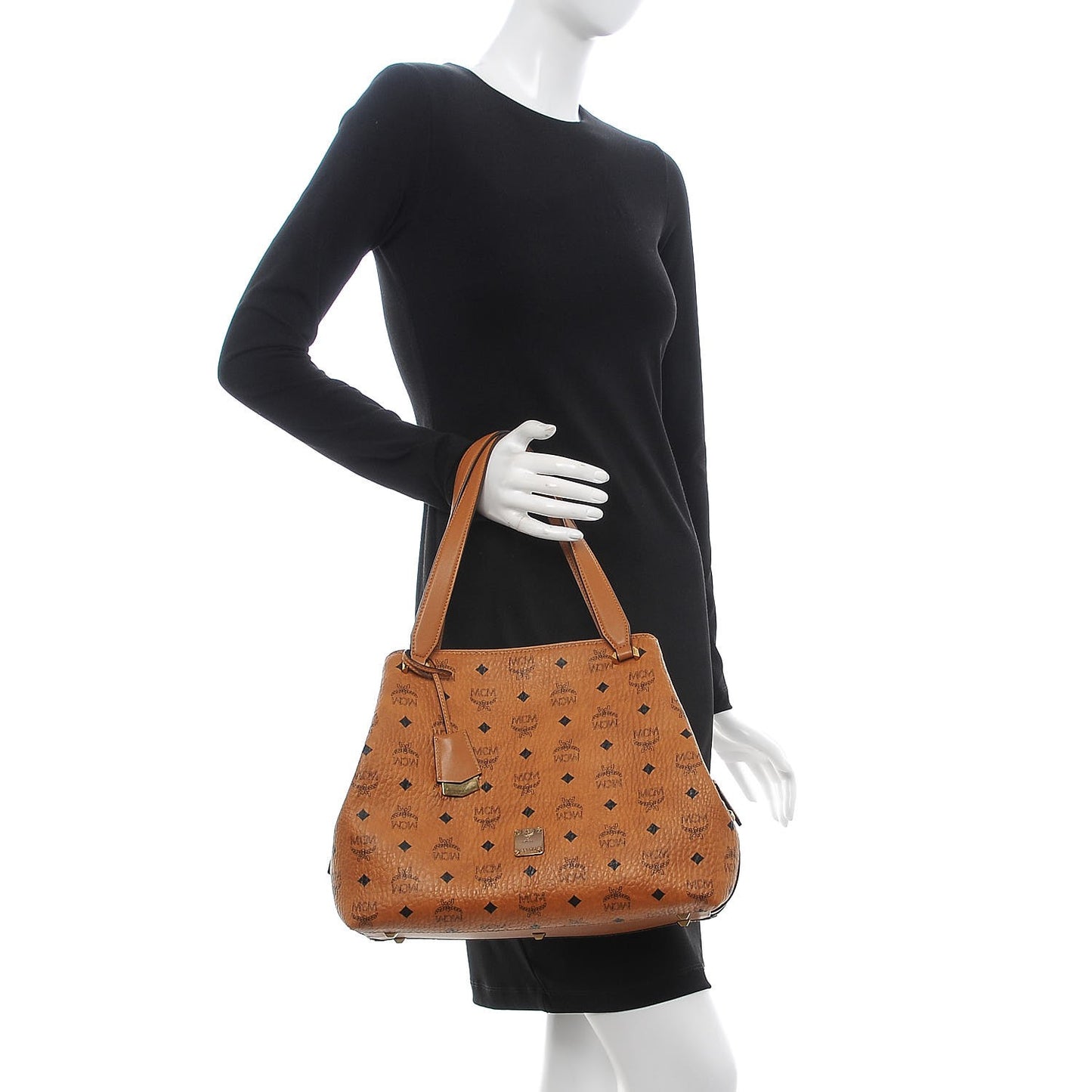 Visetos Large Hobo Cognac