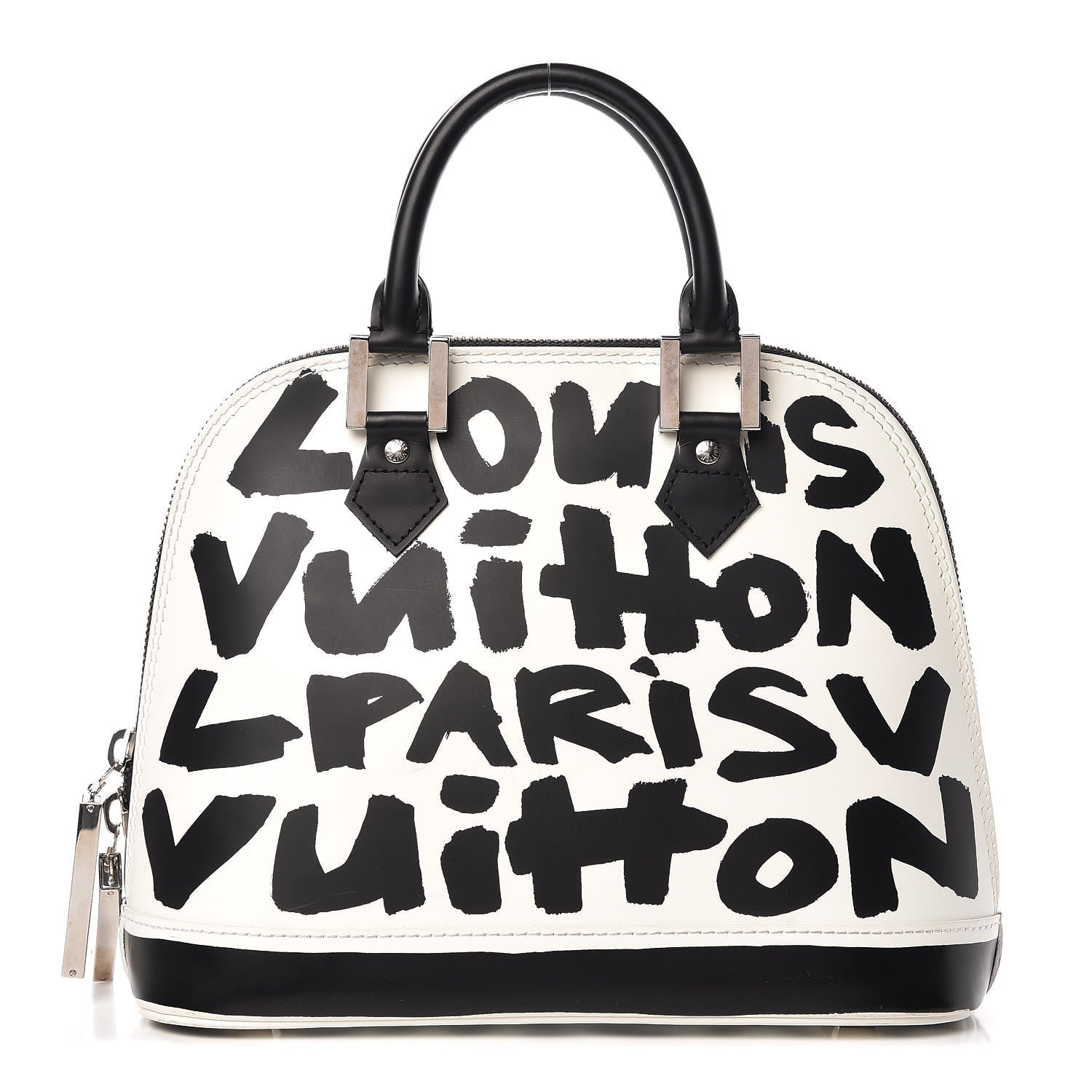 Louis Vuitton Graffiti Alma MM Black 1 of 12