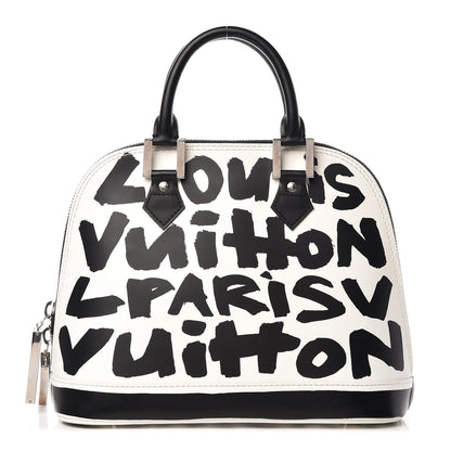 Louis Vuitton Graffiti Alma MM Black 1 of 12