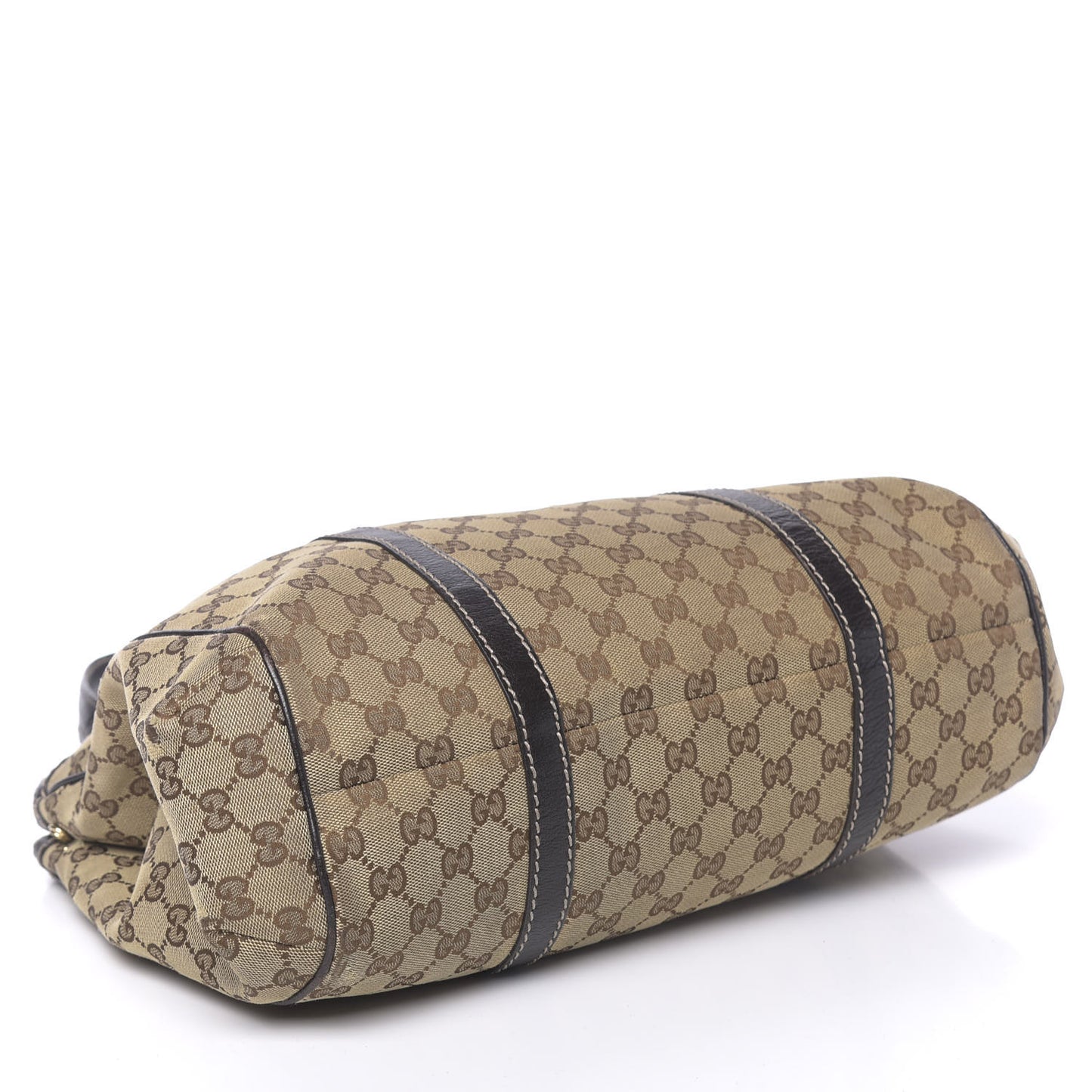 Monogram New Ladies Web Tote Dark Brown