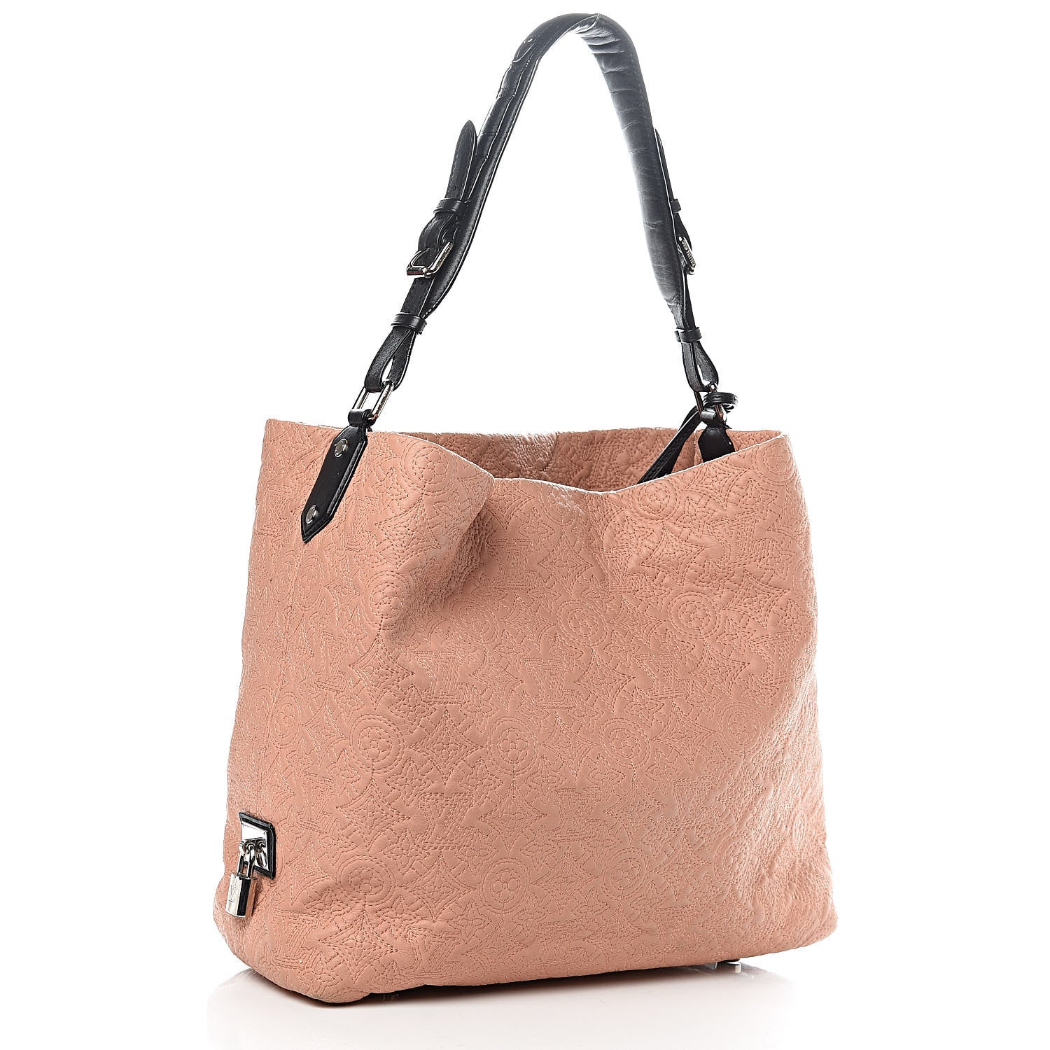 Louis Vuitton Monogram Lambskin Antheia Hobo PM Rose 3 of 13