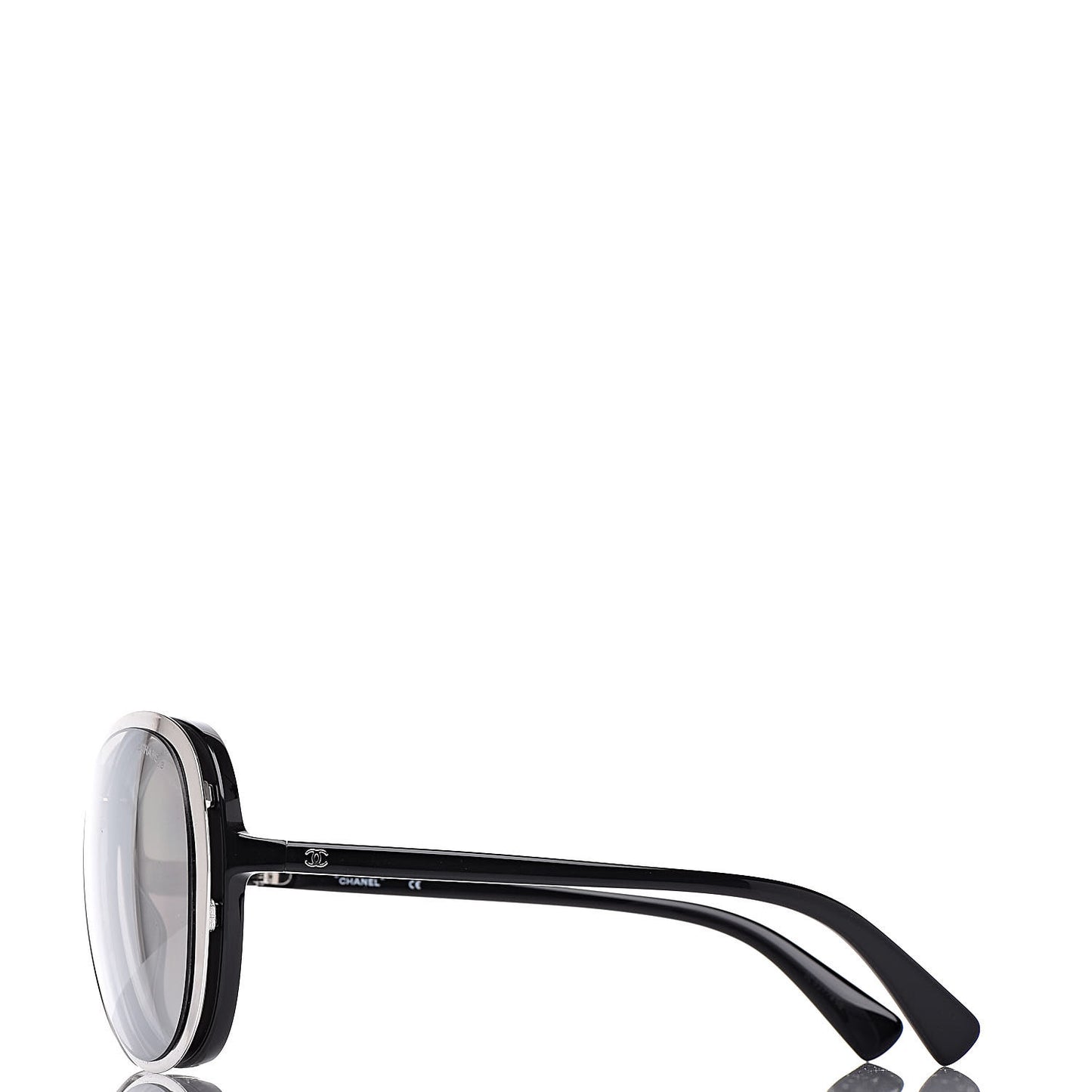 Clip On Sunglasses 71232 Black Grey