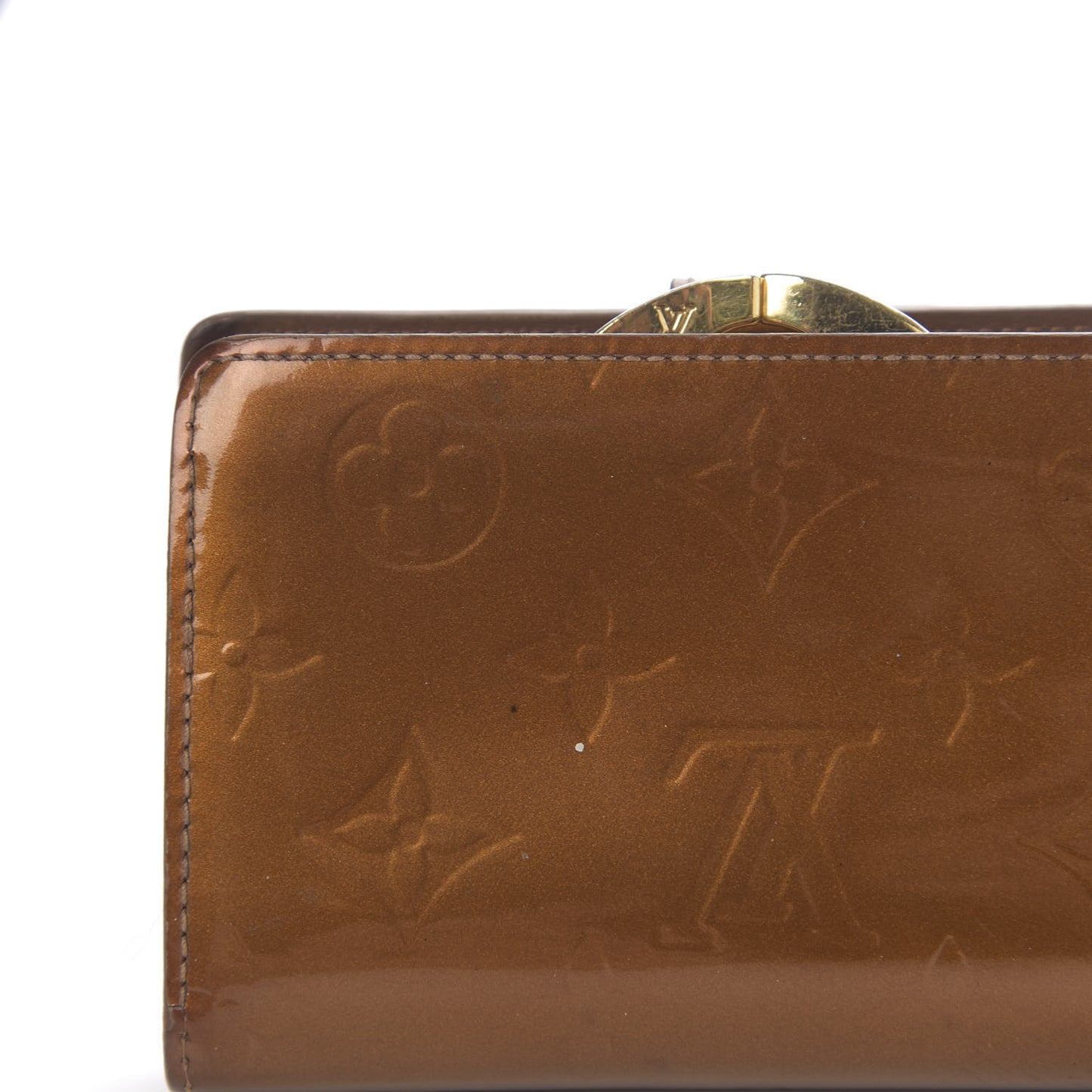 Vernis French Purse Wallet Bronze