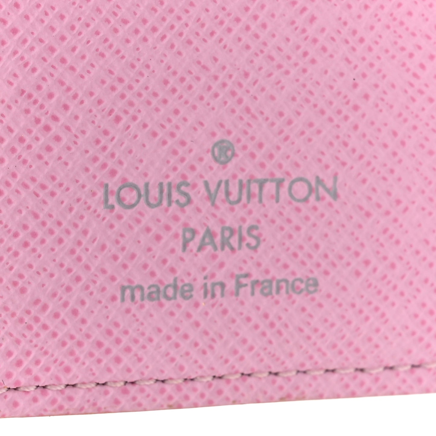 Monogram Multicolor Small Ring Agenda Cover White Litchi