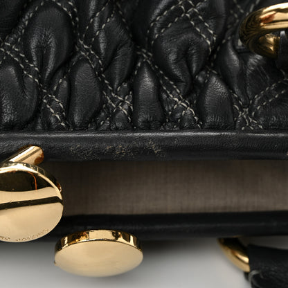 Marc Jacobs Calfskin Quilted Stam Dark Grey 12 of 13