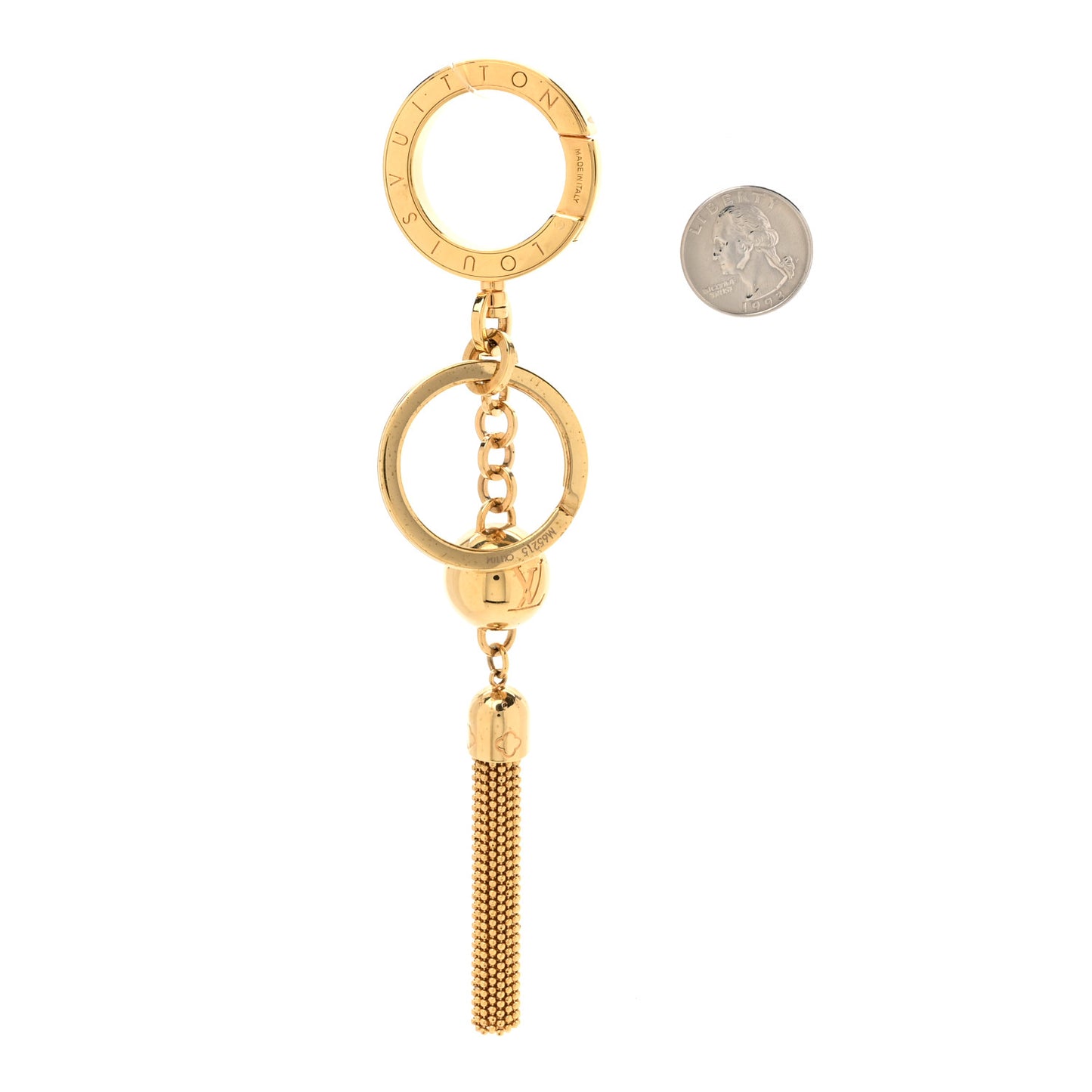 Goldtone Swing Key Holder and Bag Charm