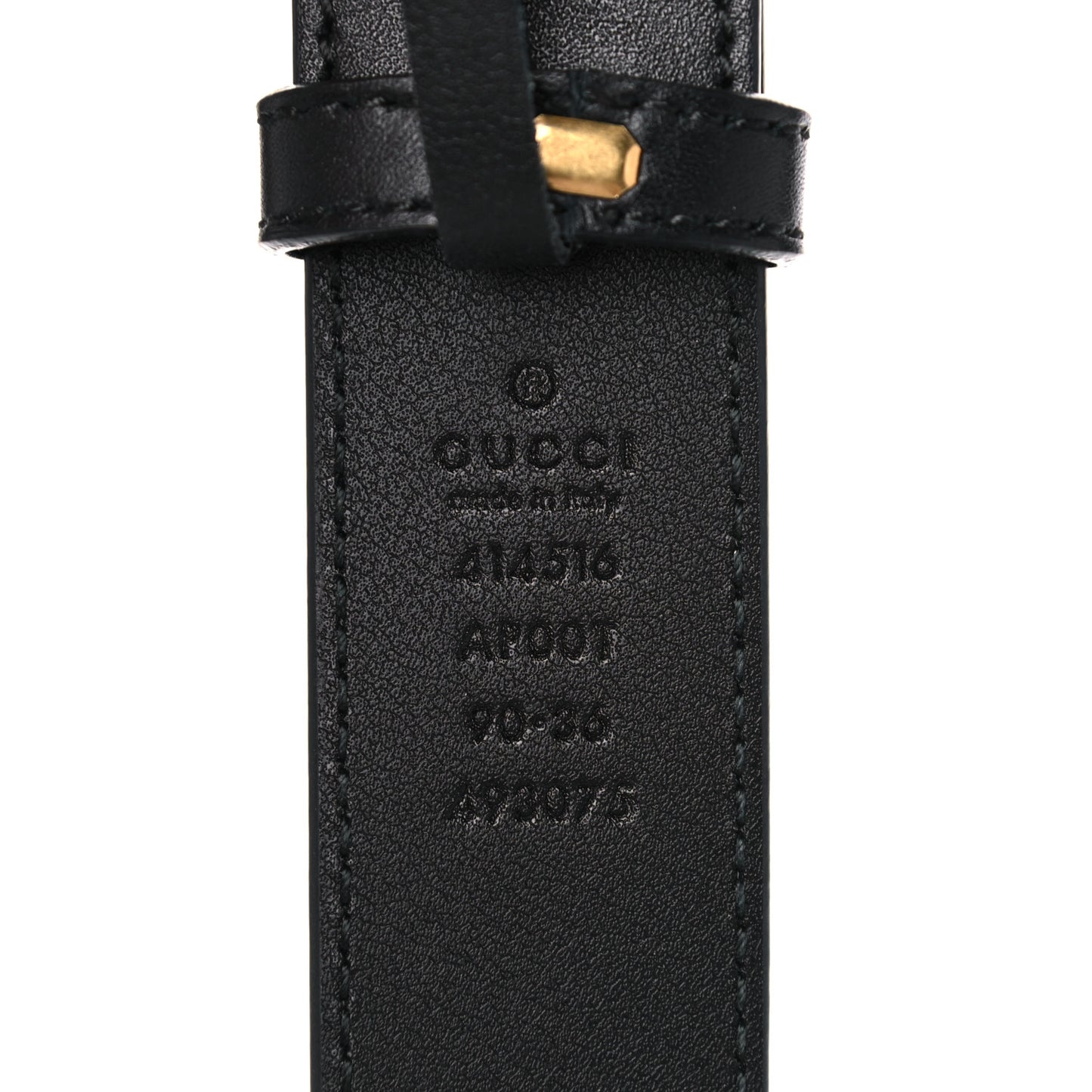 Calfskin Double G 30mm Belt 90 36 Black