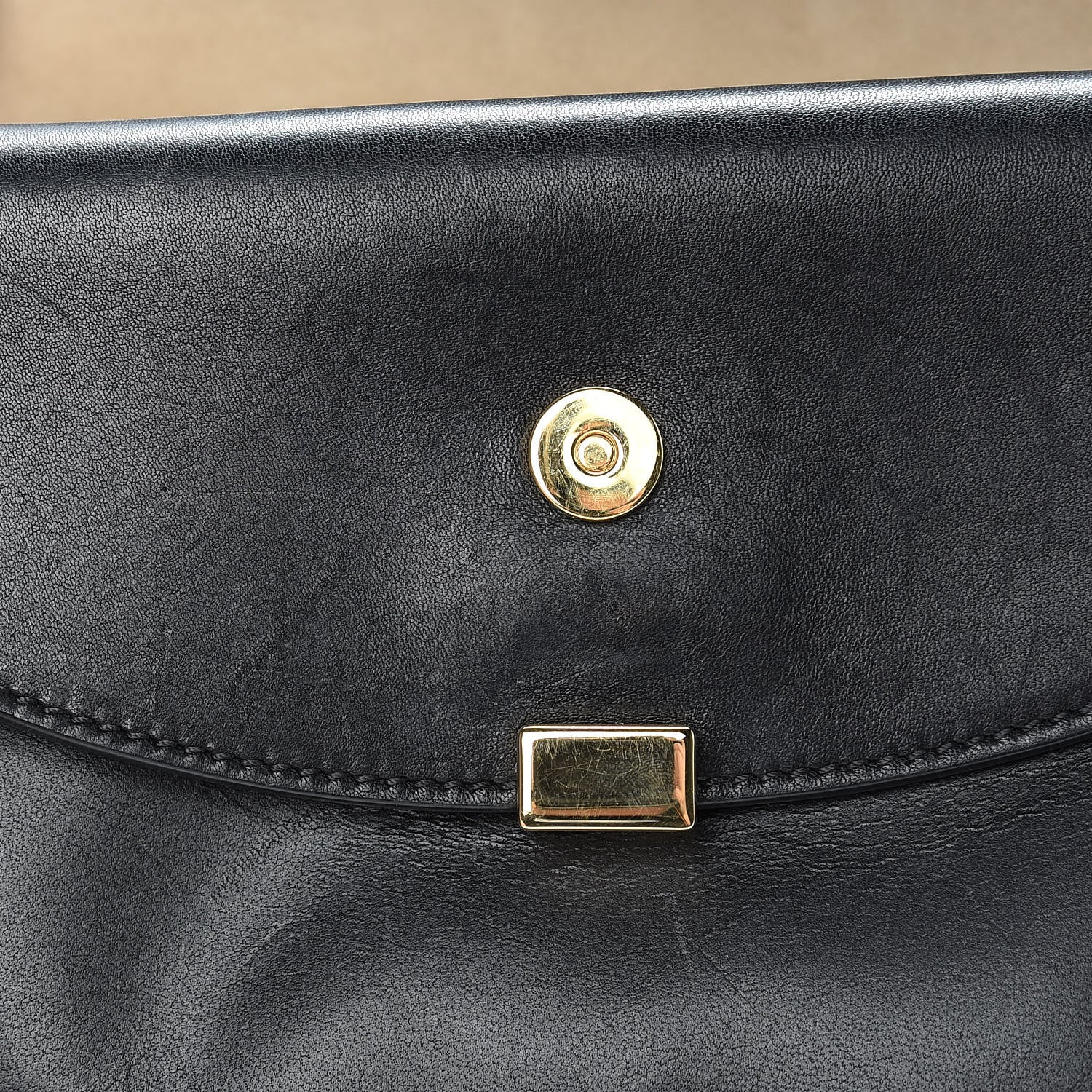 Chloe Calfskin Mini Georgia Crossbody Bag Black 12 of 13